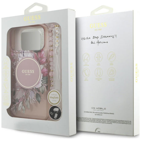 Husa de protectie Guess compatibil cu iPhone 18 Pro Max / iPhone 17 Pro Max, Roz