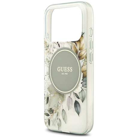 Husa de protectie Guess IML compatibil cu iPhone 18 Pro / iPhone 17 Pro, Verde
