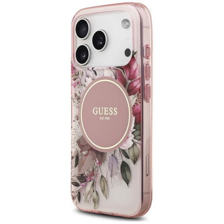 Husa de protectie Guess IML compatibil cu iPhone 18 Pro / iPhone 17 Pro, Roz