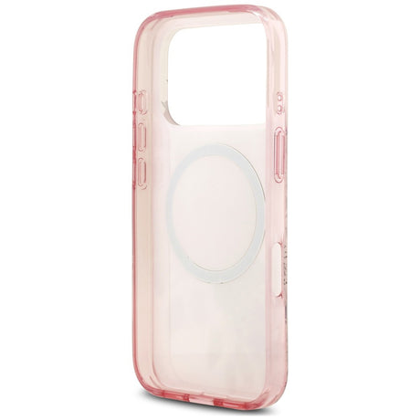 Husa de protectie Guess IML compatibil cu iPhone 18 Pro / iPhone 17 Pro, Roz