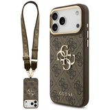 Husa de protectie Guess compatibil cu iPhone 17 Pro Max / iPhone 18 Pro Max, Maro