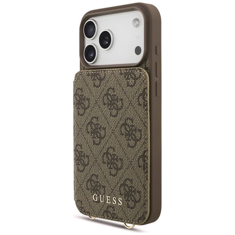 Husa de protectie Guess compatibil cu iPhone 18 Pro Max / iPhone 17 Pro Max, Maro