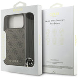 Husa de protectie Guess compatibil cu iPhone 18 Pro Max / iPhone 17 Pro Max, Maro