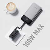 Baterie externa Cuktech LPB252N, 25000mAh, USB / USB-C, 120W, Negru