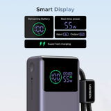 Baterie externa Ugreen PB727 (85301B), 10000mAh, USB / Type-C, 55W, Gri
