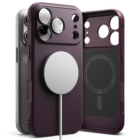 Husa de protectie Ringke Onyx compatibil cu iPhone 17 Pro Max / iPhone 18 Pro Max, Visiniu