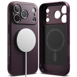 Husa de protectie Ringke Onyx compatibil cu iPhone 17 Pro Max / iPhone 18 Pro Max, Visiniu