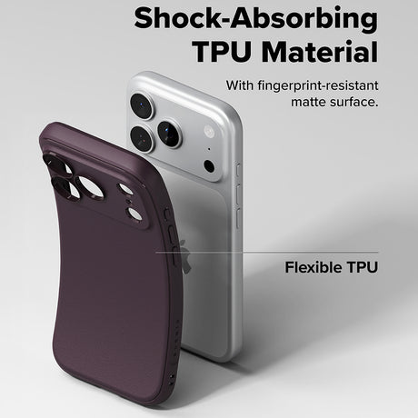 Husa de protectie Ringke Onyx compatibil cu iPhone 17 Pro Max / iPhone 18 Pro Max, Visiniu