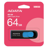 Stick de Memorie Adata AUV128-64G-RBE, 64GB, USB 3.2, Negru