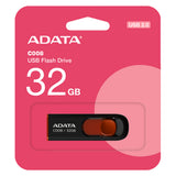 Stick de Memorie Adata (AC008-32G-RKD), USB 2.0, 32GB, Negru