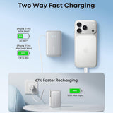 Baterie externa Anker Nano (A1638H21), 10000mAh, USB-C / USB, 45W, Alb