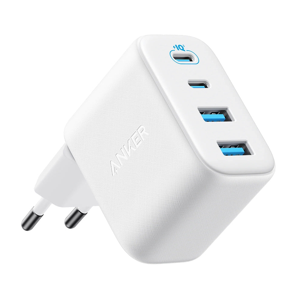 Incarcator Anker (A121EG21), 2x Type-C + 2x USB, 50W, EU, Alb
