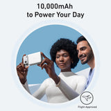 Baterie externa Anker MagGo Slim (A1664H21), 10000mAh, Type-C, Qi2 15W, Alb