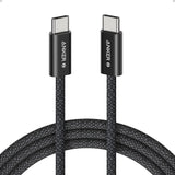 Cablu Anker Zolo (A8060H12), USB-C, 240W, 1.8m, Negru
