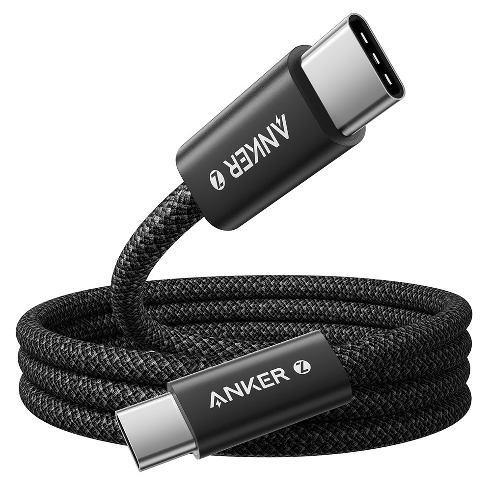Cablu Anker Zolo (A8060H12), USB-C, 240W, 1.8m, Negru