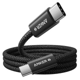 Cablu Anker Zolo (A8060H12), USB-C, 240W, 1.8m, Negru