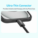 Cablu Anker Zolo (A8060H12), USB-C, 240W, 1.8m, Negru