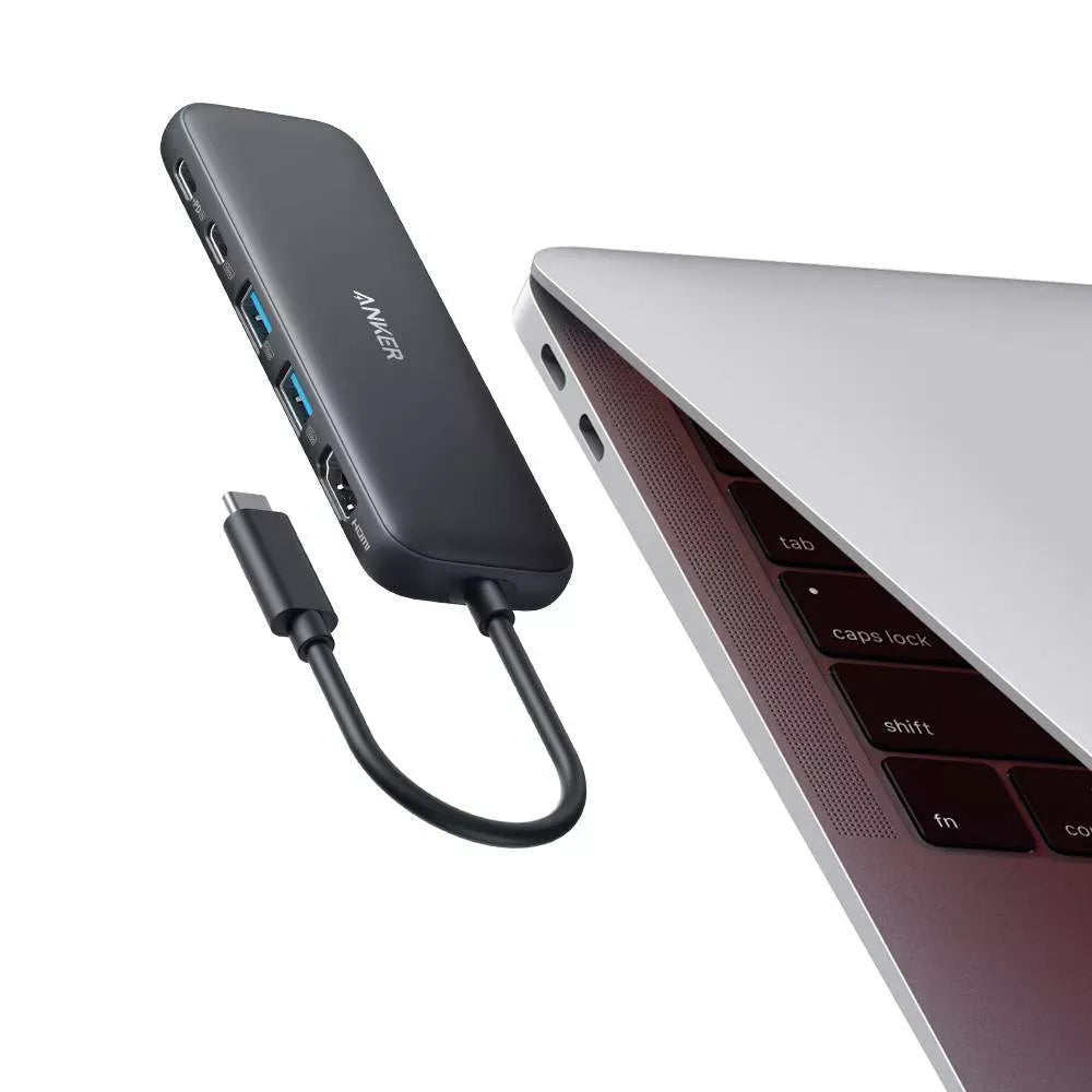 Hub Anker 332 (A8355H11), 5in1 HDMI 4K, Negru