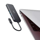 Hub Anker 332 (A8355H11), 5in1 HDMI 4K, Negru