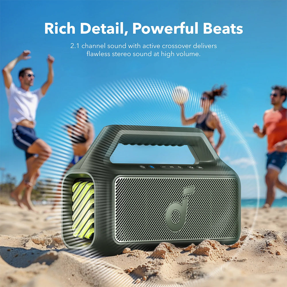 Boxa Anker Soundcore Boom 2 (A3138062), Bluetooth 6.0 IPX7, Verde