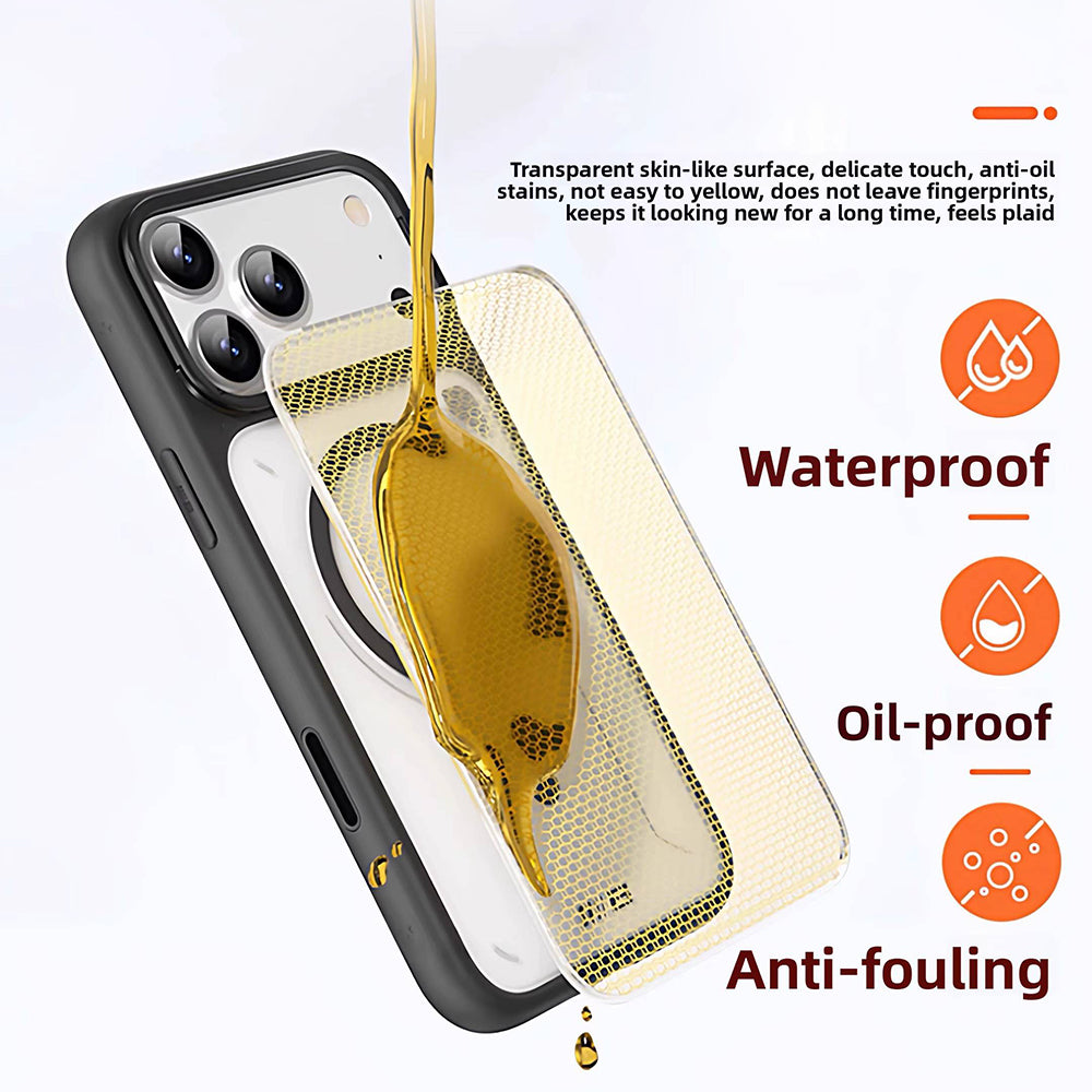 Husa de protectie Blueo compatibil cu iPhone 17 Pro / iPhone 18 Pro, Portocaliu