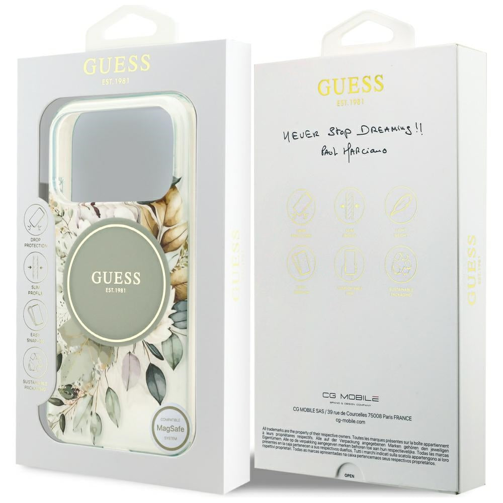 Husa de protectie Guess compatibil cu iPhone 18 Pro / iPhone 17 Pro, Verde