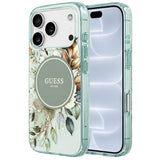 Husa de protectie Guess IML compatibil cu iPhone 18 Pro / iPhone 17 Pro, Verde