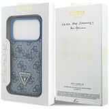 Husa de protectie Guess Hardcase 4G compatibil cu iPhone 17 Pro Max / iPhone 18 Pro Max, Albastru
