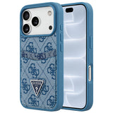Husa de protectie Guess Hardcase 4G compatibil cu iPhone 18 Pro / iPhone 17 Pro, Albastru