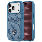 Husa de protectie Guess Hardcase 4G compatibil cu iPhone 17 Pro Max / iPhone 18 Pro Max, Albastru