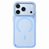 Husa de protectie Blueo Frosted Heat Dissipation Stand MagSafe compatibil cu iPhone 17 Pro Max / iPhone 18 Pro Max, Albastru