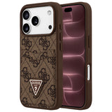 Husa de protectie Guess Hardcase 4G compatibil cu iPhone 18 Pro Max / iPhone 17 Pro Max, Maro