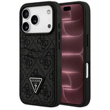 Husa de protectie Guess Hardcase 4G compatibil cu iPhone 18 Pro Max / iPhone 17 Pro Max, Negru