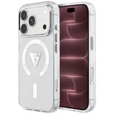 Husa de protectie Guess IML compatibil cu iPhone 18 Pro Max / iPhone 17 Pro Max, Transparent