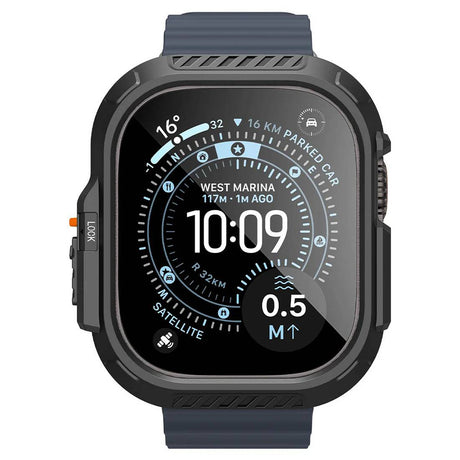 Folie de protectie smartwatch Apple Watch Ultra compatibil cu Ultra / Ultra 2 / Ultra 3, Negru