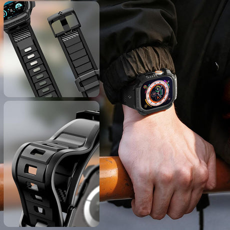 Husa & Folie smartwatch Apple Watch Ultra 4, Negru