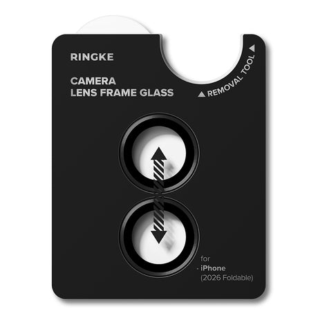 Folie cameră Ringke pentru iPhone Duo, neagră