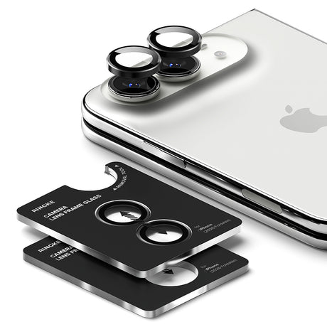 Folie cameră Ringke pentru iPhone Duo, neagră
