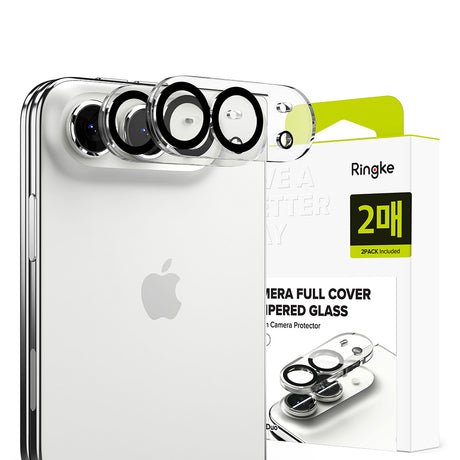 Folie sticlă cameră Ringke pentru iPhone Duo, transparentă