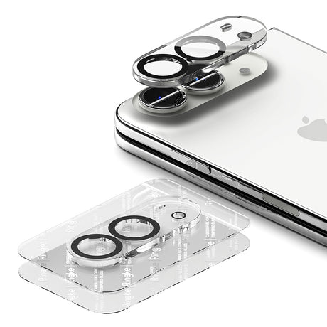 Folie sticlă cameră Ringke pentru iPhone Duo, transparentă