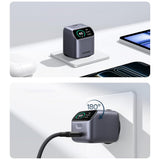 Incarcator Ugreen (25419B), USB-C, 45W, GaN, Afisaj Inteligent, Gri