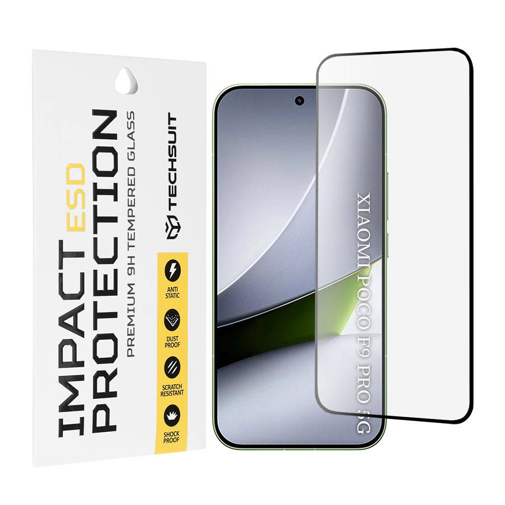 Folie de protectie Techsuit ESD Glass compatibil cu Xiaomi Poco F9 Pro, Negru