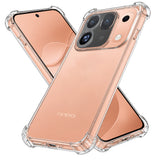 Husa de protectie Techsuit Shockproof Clear Silicone compatibil cu Oppo Find X10 Pro Max, Transparent