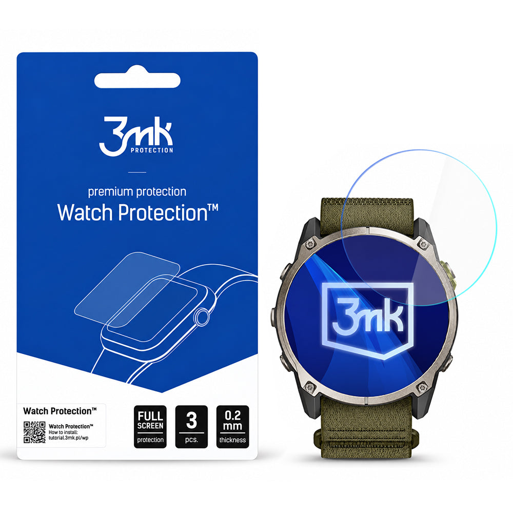 Folie de protecție 3mk transparentă pentru smartwatch Garmin Enduro 4
