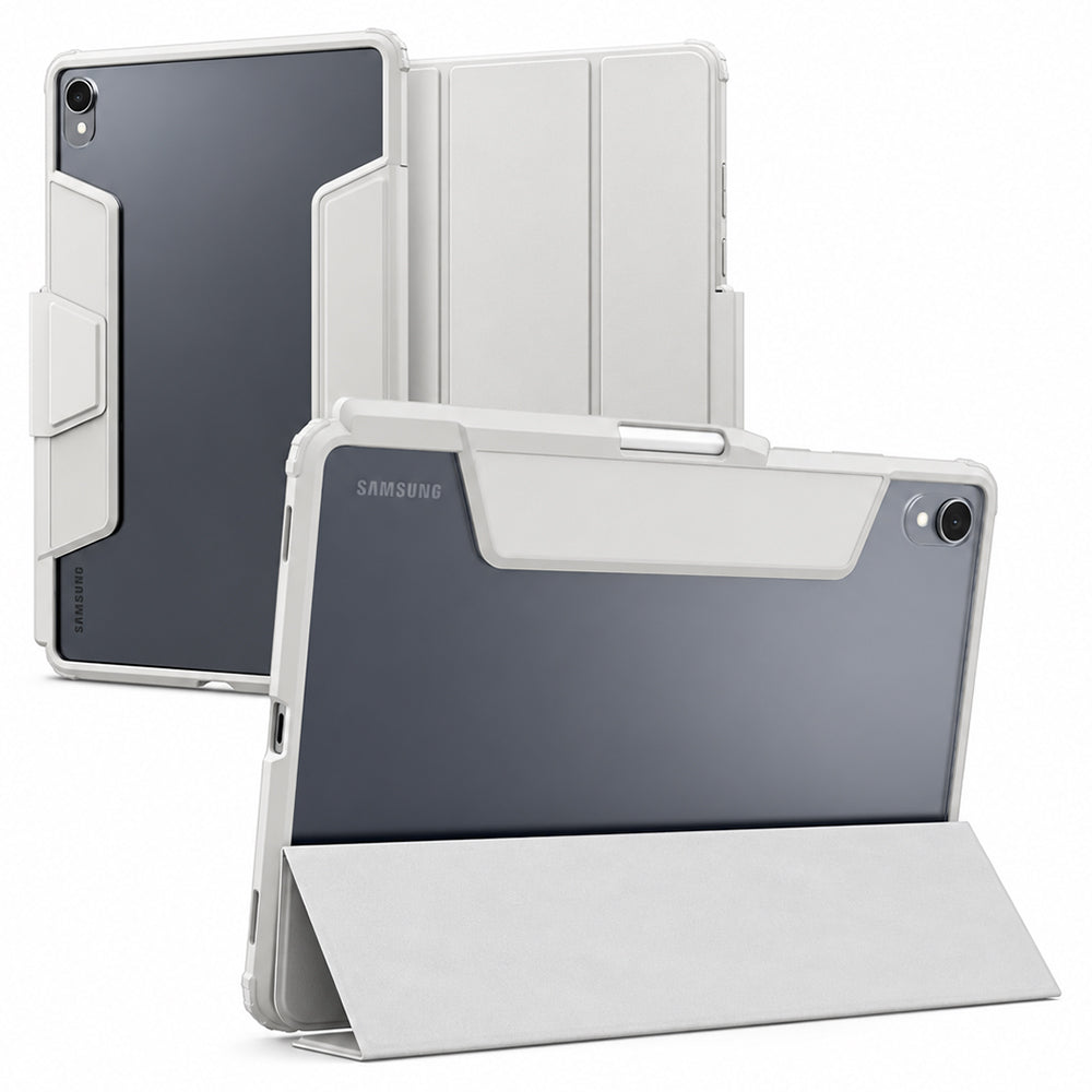 Husa de protectie tableta Spigen Ultra Hybrid Pro compatibil cu Samsung Galaxy Tab S12 Plus, Gri