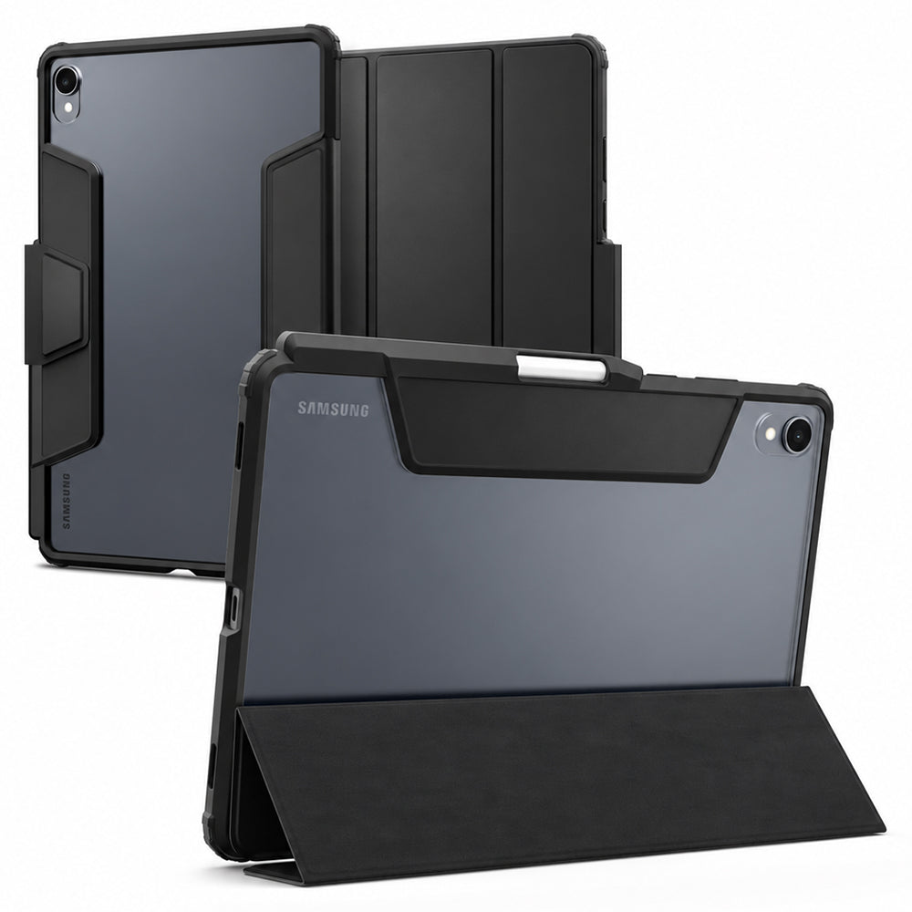 Husa de protectie tableta Spigen Ultra Hybrid Pro compatibil cu Samsung Galaxy Tab S12 Plus, Gri