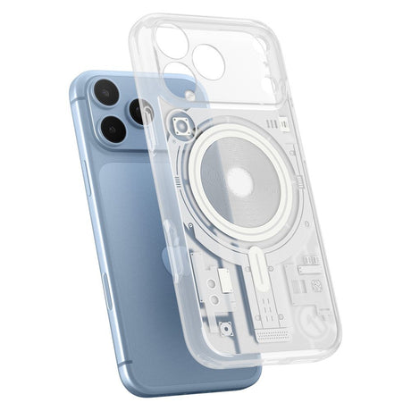 Husa de protectie Spigen C11 Ultra Hybrid compatibil cu iPhone 17 Pro / iPhone 18 Pro, Alb