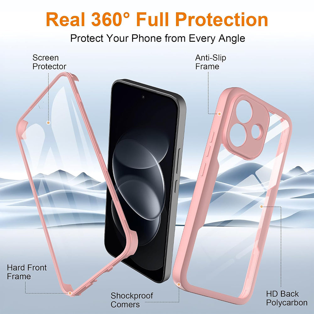 Husa de protectie Techsuit ColorVerse 360 compatibil cu Xiaomi Redmi Note 17 Pro 5G, Negru