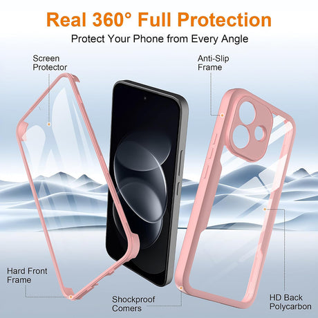Husa de protectie Techsuit ColorVerse 360 compatibil cu Xiaomi Redmi Note 17 Pro 5G, Negru