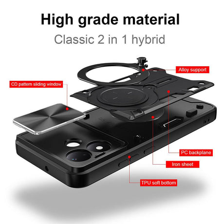 Husa de protectie Techsuit CamGuard Pro compatibil cu Xiaomi Redmi Note 17 4G / Redmi Note 17 5G, Mov
